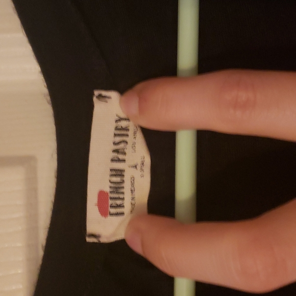 French Pastry Pineapple Reflective Crop Tank Top - Picture 3 of 5